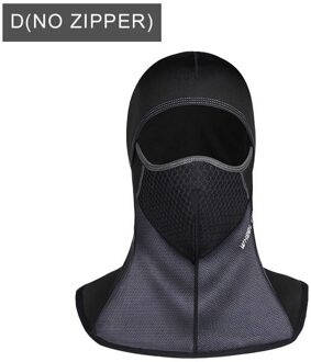 WIEL UP Fietsen Gezichtsmasker Cap Ski Fiets Thermische Fleece Balaclava Winter Fiets Gezichtsmasker Stofdicht kap Schaatsen Hoed Hoofddeksels D(nee ZIPPER)