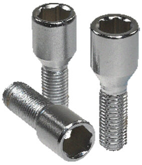 Wielbout M12x1.25 - HEX (inbus) - Konisch - Lengte 25mm