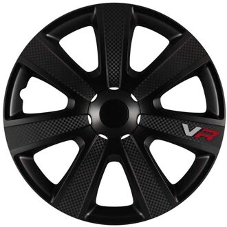 Wieldoppen 16 inch VR Zwart - ABS