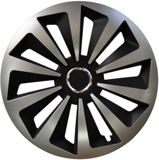 Wieldoppenset Fox Ring Zilver/Zwart Mix 15 Inch WHC67900