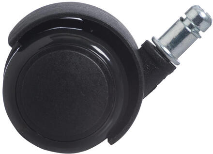 Wielen Voor Harde Vloeren (5 Stuks) - Kunststof - Zwart