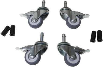 Wielenset voor betonvoet (4 stuks)