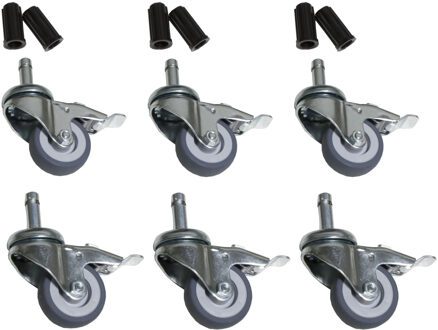 Wielenset voor betonvoet (6 stuks)