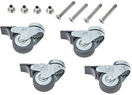 Wielenset voor Glatz granietvoet (4 stuks)