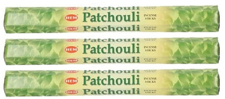 Wierook stokjes Patchouli 120x stuks - Anti stress - rustgevend -  geurstokjes