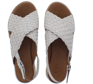 Wies kruisband vlecht | dames | maat: | leer Wit - 40