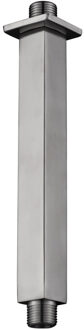 Wiesbaden 304 Douchearm met Plafondbevestiging - Vierkant - 20cm - RVS