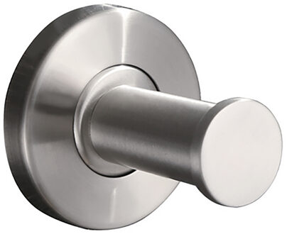 Wiesbaden 304 Handdoekhaak - Jashaak - Muurhaak - Groot - Enkel - RVS