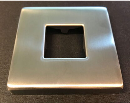 Wiesbaden 304 losse overschuifrozet voor douchearm rond 65 mm buitendiameter, 25 mm binnendiameter, RVS