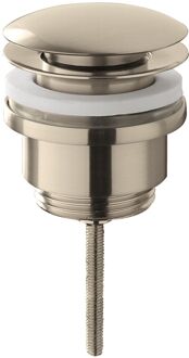 Wiesbaden Afvoerplug Luxe clickwaste Wiesbaden 5/4 laag model RVS