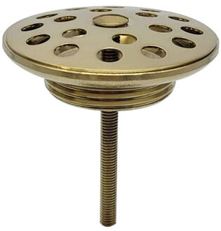 Wiesbaden Afvoerplug Rooster 5/4 Geborsteld Messing