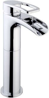 Wiesbaden Alegra XL wastafelkraan waterval, chroom