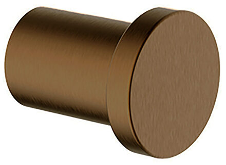 Wiesbaden Alonzo Handdoekhaak - Jashaak - Muurhaak - Klein - Geborsteld Brons Koper