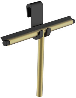 Wiesbaden Alonzo Raamwisser met Flexibele Glashaak - Geborsteld Messing