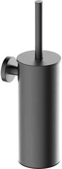 Wiesbaden Alonzo - Toiletborstel met Houder - Gunmetal - PVD