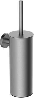 Wiesbaden Alonzo - Toiletborstel met Houder - RVS Geborsteld