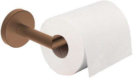 Wiesbaden Alonzo Toiletrolhouder met Vaste Arm - Brons Koper