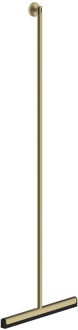 Wiesbaden Alonzo Vloerwisser - 42x115cm - met ophanghaak - geborsteld messing PVD 28.9033 Messing geborsteld
