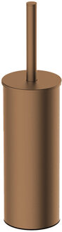 Wiesbaden Alonzo Vrijstaande Toiletborstel met Houder - Geborsteld Brons Koper PVD