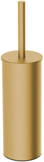 Wiesbaden Alonzo Vrijstaande Toiletborstel met Houder - Geborsteld Messing PVD