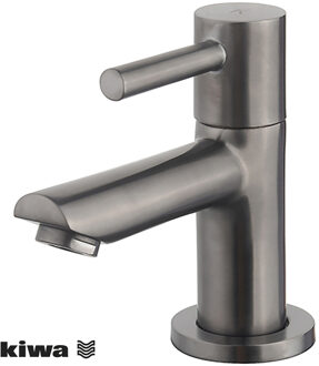 Wiesbaden Amador Fonteinkraan - Toiletkraan - Koudwaterkraan - Kiwa - 1/2 - Gunmetal