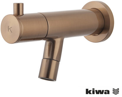 Wiesbaden Amador Fonteinkraan - Toiletkraan - Koudwaterkraan - Muurbevestiging - Kiwa - 1/2 - Geborsteld Brons Koper