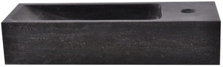 Wiesbaden B-stone Small Hardsteen Fontein - 38x14cm - Rechts