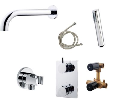 Wiesbaden Badkraan Inbouw Set Caral 01 Chroom