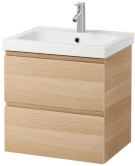 Wiesbaden Badmeubelset Wiesbaden Vision Oak 60x46x53 cm