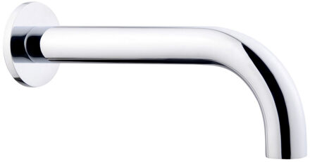 Wiesbaden Baduitloop - Rond - 20cm - 1/2inch - Chroom