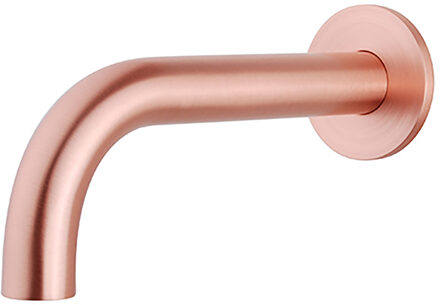 Wiesbaden Baduitloop - Rond - 20cm - 1/2inch - Geborsteld Koper