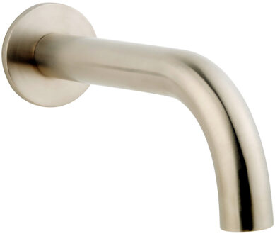 Wiesbaden Baduitloop - Rond - 20cm - 1/2inch - Geborsteld Staal