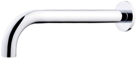 Wiesbaden Baduitloop - Rond - 25cm - 1/2inch - Chroom