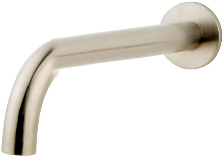 Wiesbaden Baduitloop - Rond - 25cm - 1/2inch - Geborsteld Staal