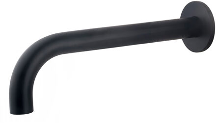 Wiesbaden Baduitloop - Rond - 25cm - 1/2inch - Mat Zwart