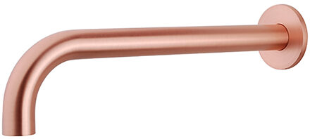 Wiesbaden Baduitloop - Rond - 30cm - 1/2inch - Geborsteld Koper