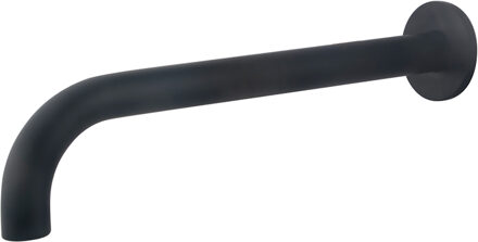 Wiesbaden Baduitloop - Rond - 30cm - 1/2inch - Mat Zwart