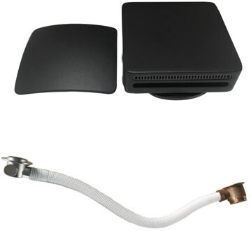 Wiesbaden Badvulcombinatie Wiesbaden Vierkant Mat Zwart