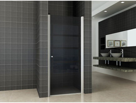 Wiesbaden Between Nisdeur - 900x2000x8mm - NANO - Rookglas/Chroom