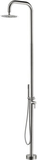 Wiesbaden Buitendouche Sole RVS-304 met handdouche
