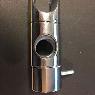 Wiesbaden Cadans Glijstuk 20mm Chroom - Hoogwaardige Douche Accessoire