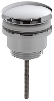 Wiesbaden Caral Clickwaste Afvoerplug - 5/4inch - Chroom