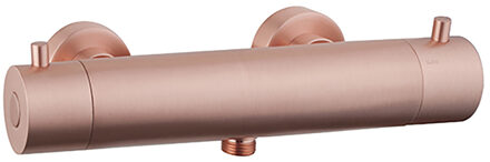 Wiesbaden Caral Cool Touch Thermostatische Douchemengkraan - Geborsteld Koper