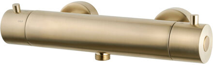 Wiesbaden Caral Cool Touch Thermostatische Douchemengkraan - Geborsteld Messing