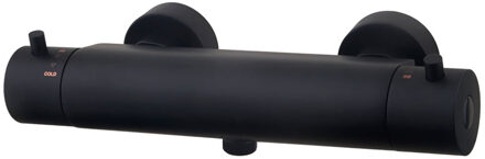 Wiesbaden Caral Cool Touch Thermostatische Douchemengkraan - Mat Zwart