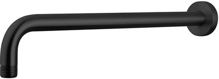 Wiesbaden Caral Douchearm met Muurbevestiging - 45cm - Mat Zwart
