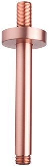 Wiesbaden Caral Douchearm met Plafondbevestiging - 15cm - Geborsteld Koper