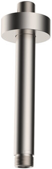 Wiesbaden Caral Douchearm met Plafondbevestiging - 15cm - Geborsteld Staal