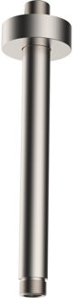 Wiesbaden Caral Douchearm met Plafondbevestiging - 20cm - Geborsteld Staal