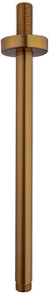 Wiesbaden Caral Douchearm met Plafondbevestiging - 30cm - Geborsteld Brons Koper